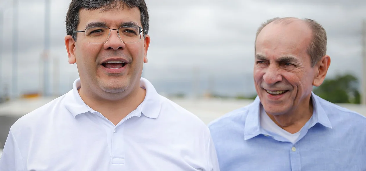 Governador Rafael Fonteles e senador Marcelo Castro