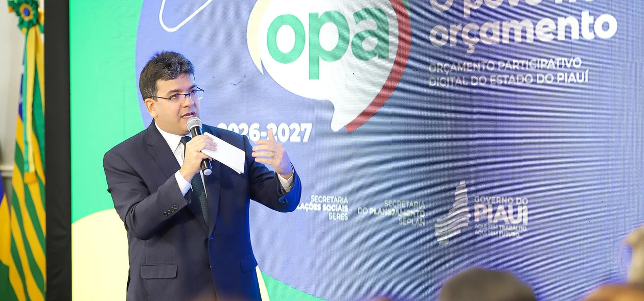 Governador Rafael Fonteles lança a quarta edição do Orçamento Participativo Digital (OPA)