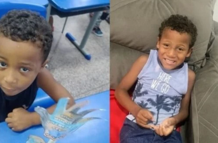 Henry Miguel, de 4 anos, e Pedro Henrique, de 6 anos