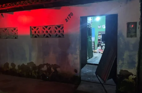 Imóvel foi arrombado no momento do crime em Luís Correia