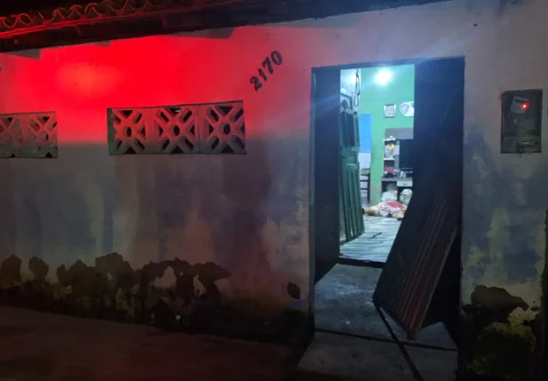 Imóvel foi arrombado no momento do crime em Luís Correia