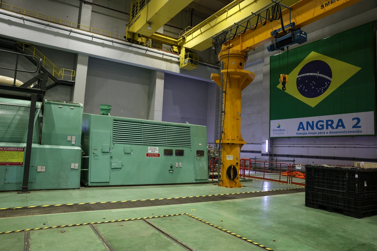 Instalações da Usina de Angra 2 na Central Nuclear Almirante Álvaro Alberto