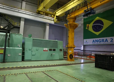 Instalações da Usina de Angra 2 na Central Nuclear Almirante Álvaro Alberto