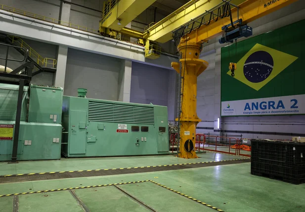 Instalações da Usina de Angra 2 na Central Nuclear Almirante Álvaro Alberto