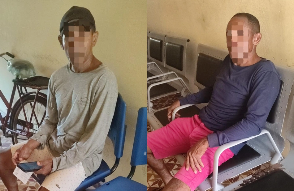Irmãos conduzidos pela Polícia Militar