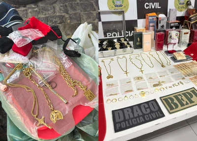 Joias encontradas com idoso acusado de receptação