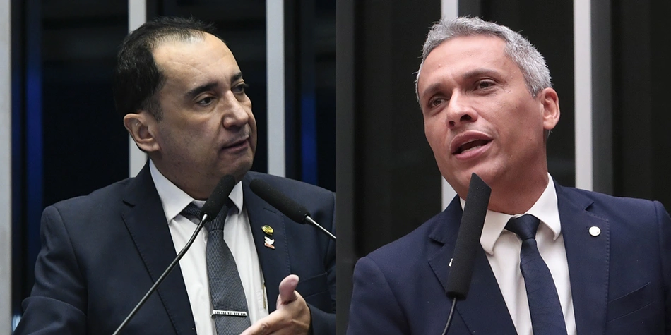 Jorge Kajuru e Gustavo Gayer