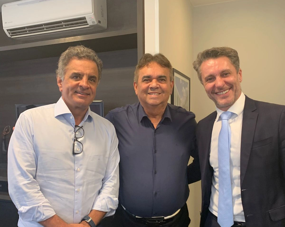 Jorge Lopes se reúne com Aécio Neves