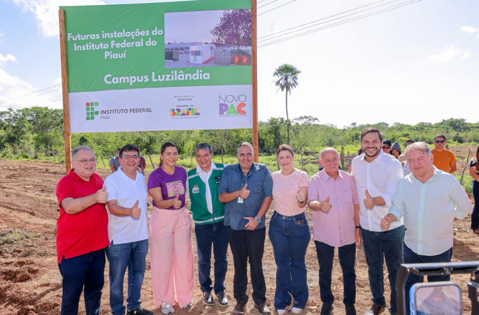 Lançamento da pedra fundamental do IFPI de Luzilândia