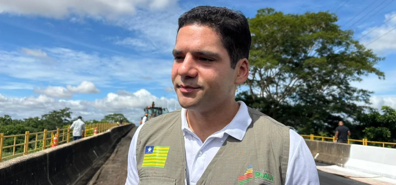 Leonardo Sobral visita obra de manutenção da Ponte Leonel Brizola