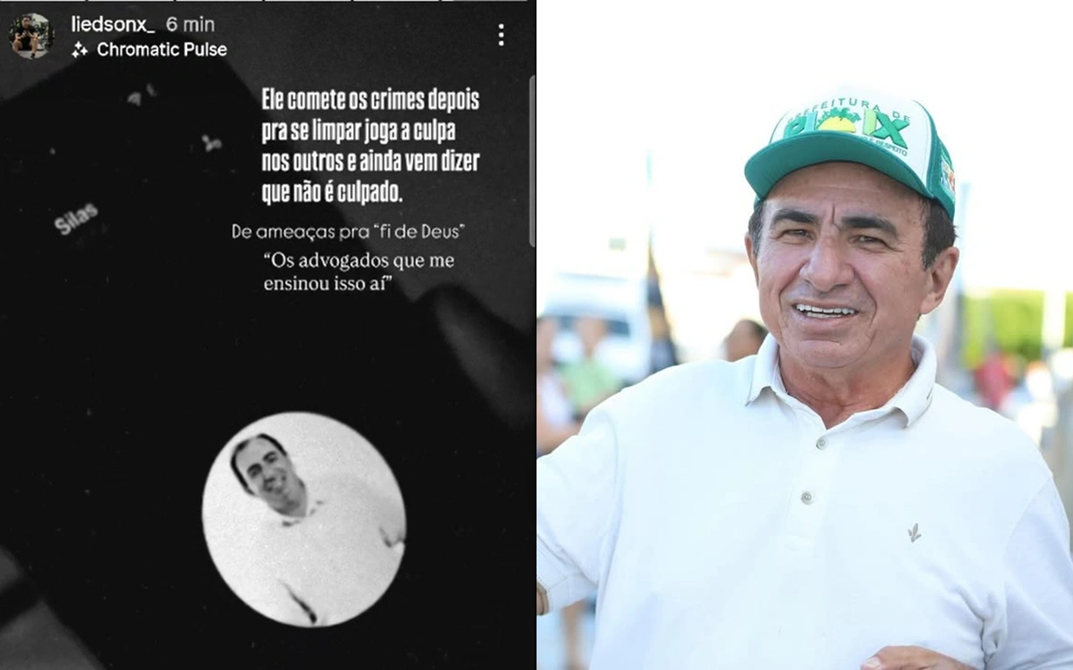 Ligação do prefeito Silas Noronha para Liedson Alves