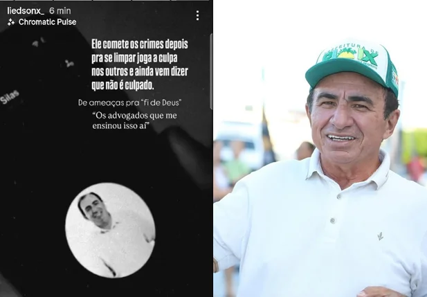 Ligação do prefeito Silas Noronha para Liedson Alves