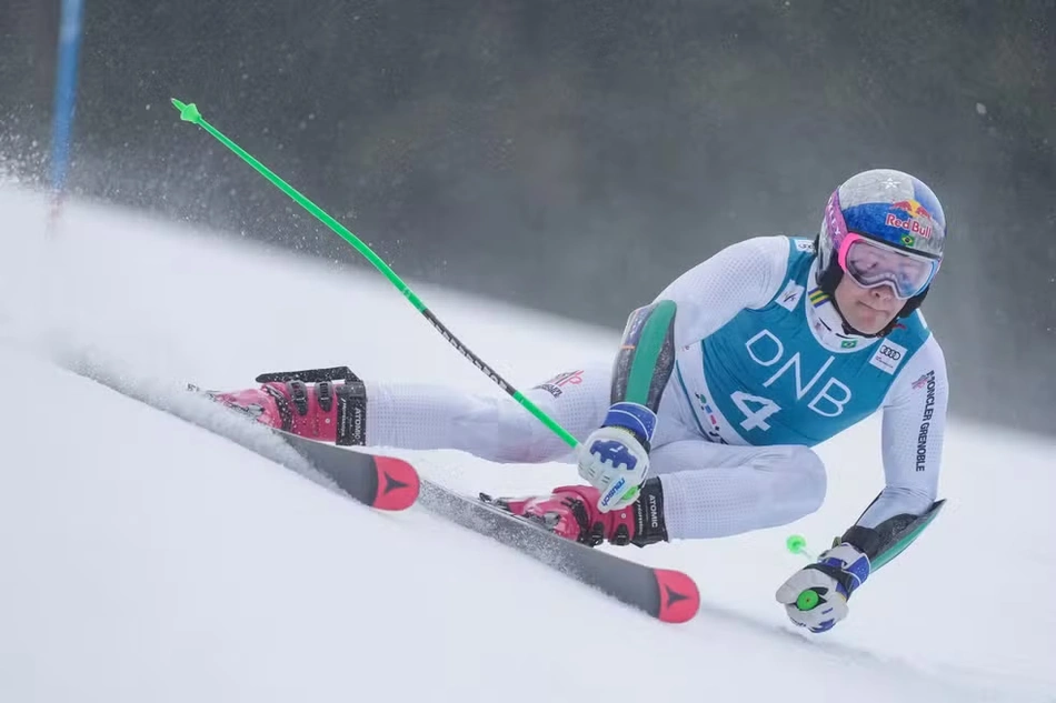 Lucas Pinheiro em ação na etapa de Lillehammer
