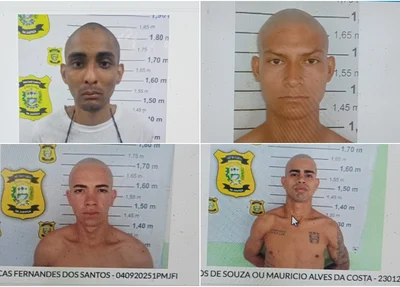 Luiz Henrique; Gabriel Graça, Lucas Fernandes e Maurício Alves