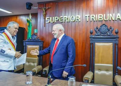 Ministro Joseli Parente Camelo e Lula