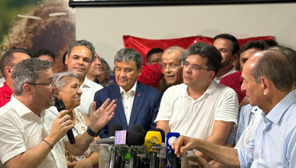 Ministro Wellington Dias fez o anúncio da chapa