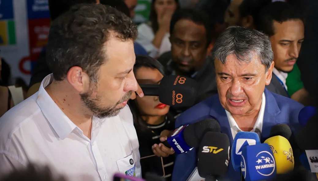 Ministros Guilherme Boulos e Wellington Dias