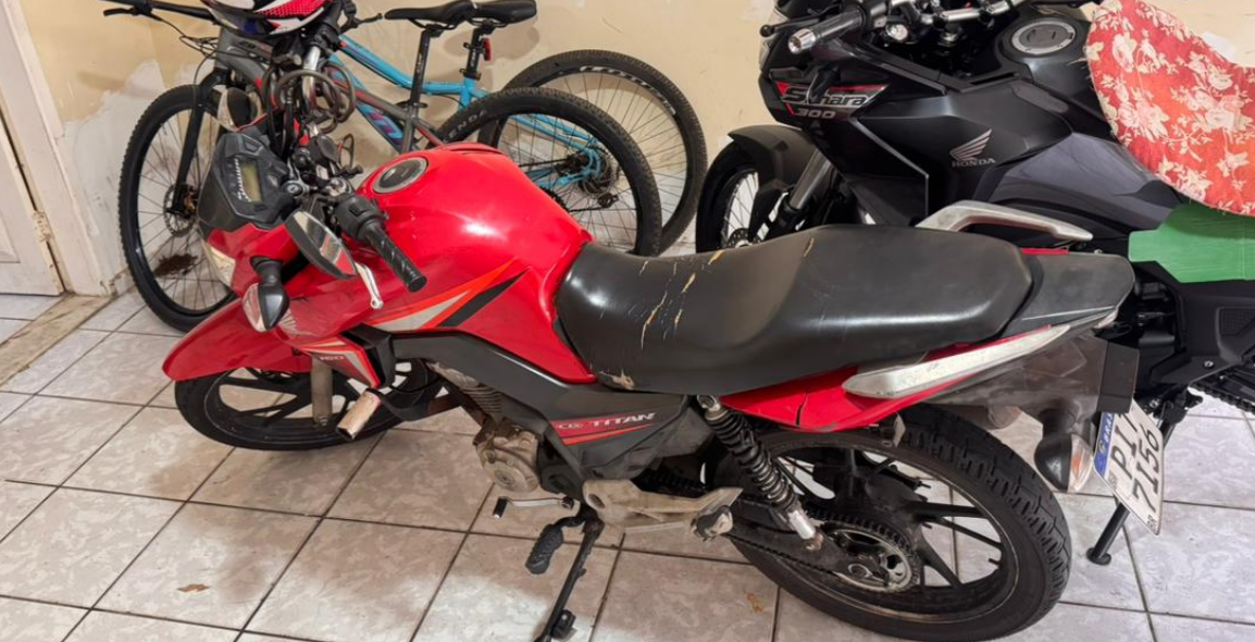 Moto apreendida