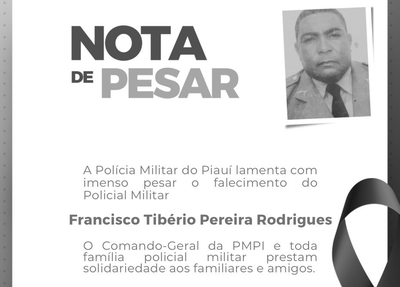 Nota de pesar divulgada pelo órgão