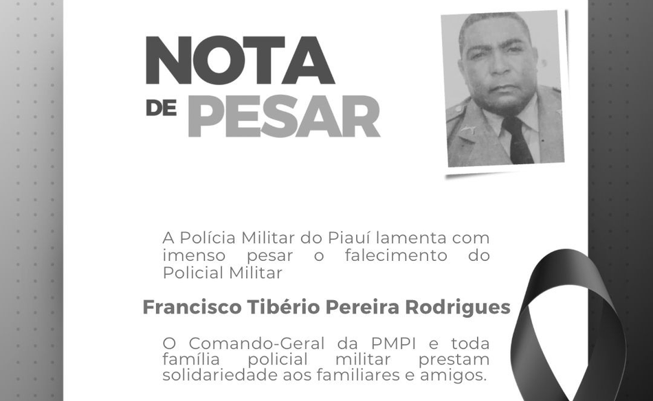 Nota de pesar divulgada pelo órgão