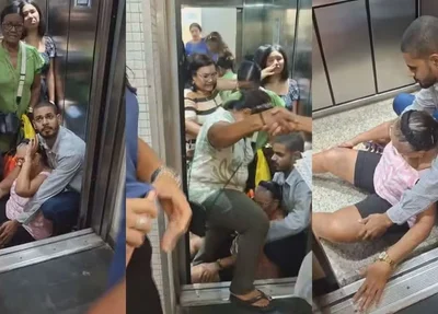 O elevador despencou em queda livre do nono andar até o térreo