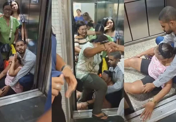 O elevador despencou em queda livre do nono andar até o térreo