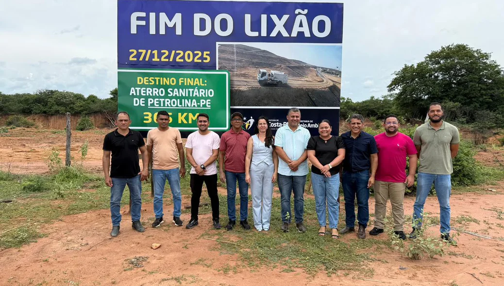 O lixão foi encerrado no dia 27 de dezembro