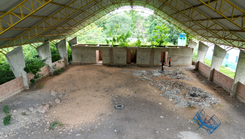 Obra abandona em Esperantina em gestão anterior