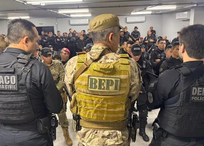 Operação do DRACO, DENARC e BEPI em Demerval Lobão