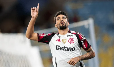 Paquetá celebra gol pelo Flamengo