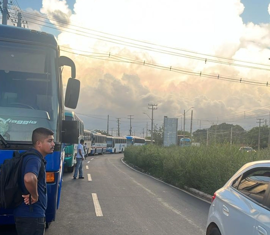 Paralisação dos motoristas do transporte intermunicipal do Piauí