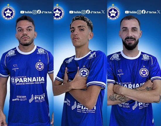 Parnahyba anuncia mais três reforços para a Série D do Brasileirão