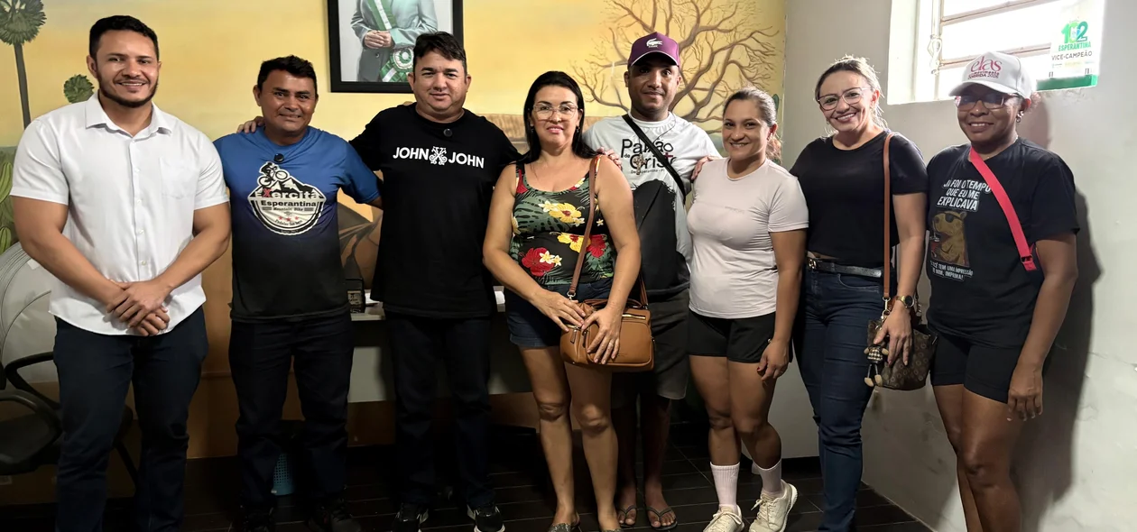 Pessoas presentes na reunião