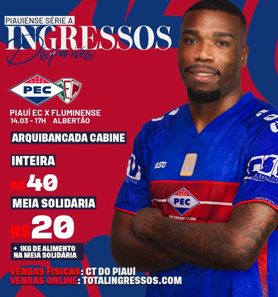 Piauí x Fluminense: valor e onde comprar ingresso do jogo de volta da semifinal do Estadual