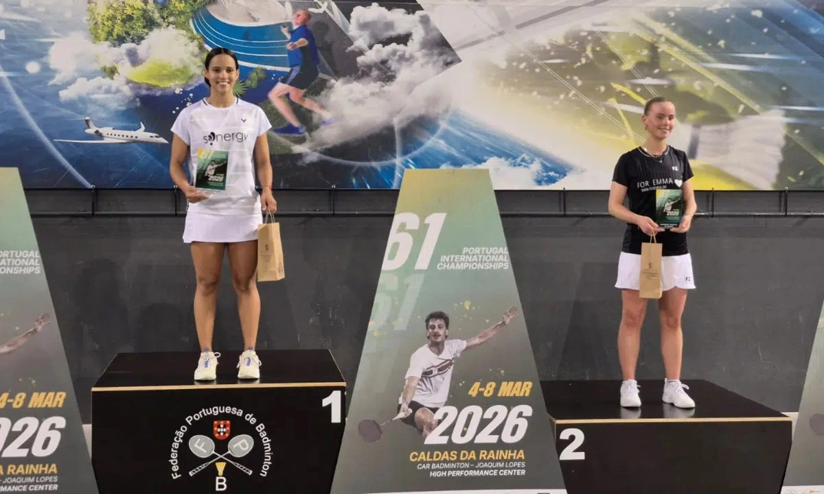 Piauiense Juliana Viana no pódio em Portugal