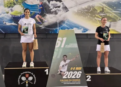 Piauiense Juliana Viana no pódio em Portugal