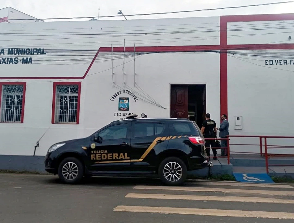 Polícia Federal cumpriu mandados na Câmara Municipal de Caxias (MA)