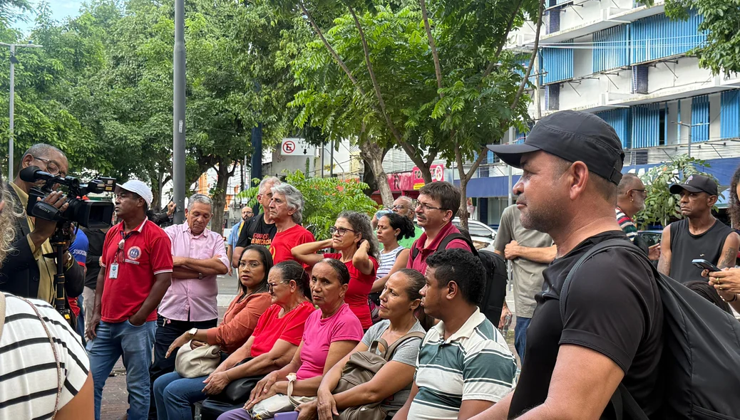 Populares presentes no evento