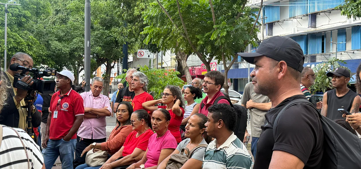 Populares presentes no evento