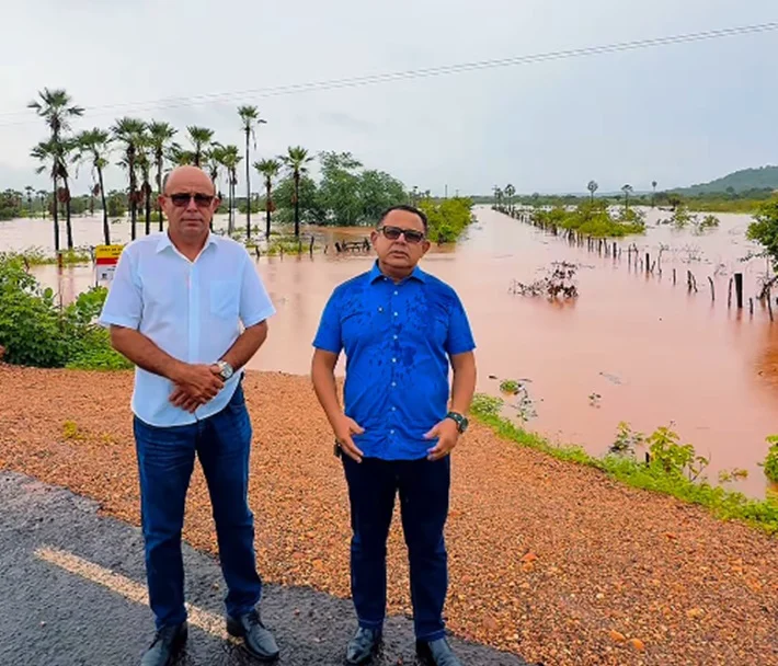 Prefeito de Santo Inácio do Piauí alerta para risco de rompimento de parede de açude no município