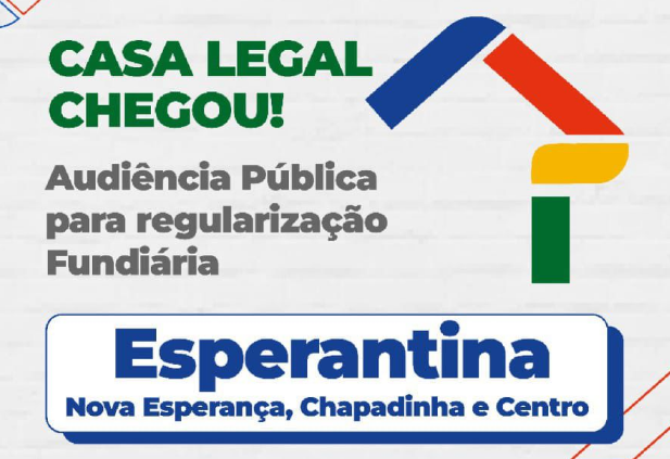 Prefeitura de Esperantina e Governo do Estado realizam audiência pública para regularização fundiária nesta quarta (01)