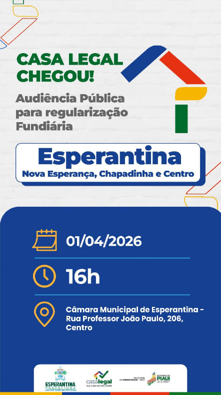 Prefeitura de Esperantina e Governo do Estado realizam audiência pública