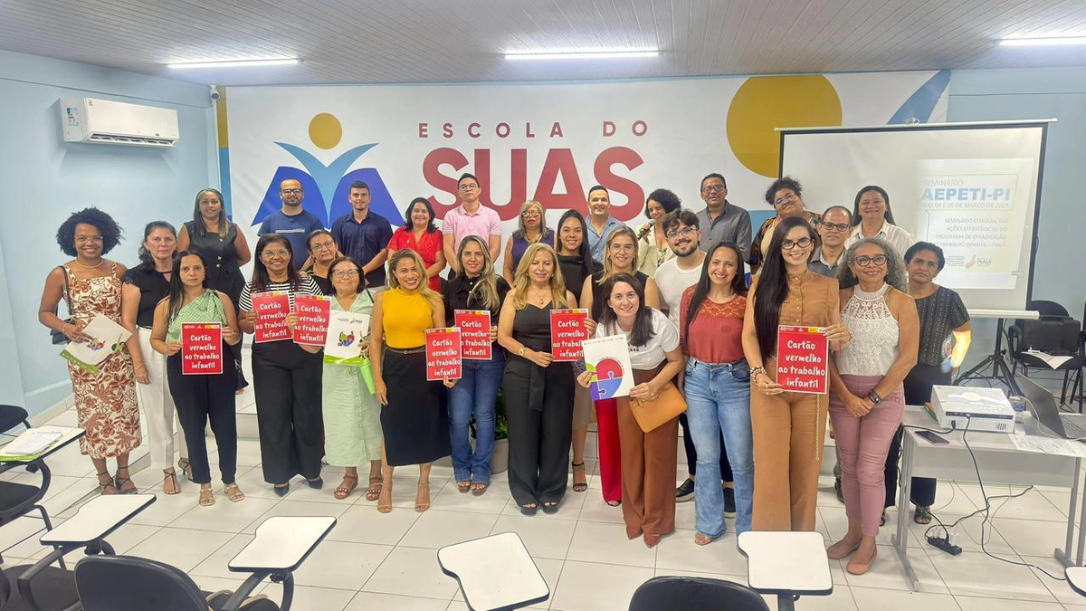 Prefeitura de Pedro II participa de seminário para erradicação do trabalho infantil