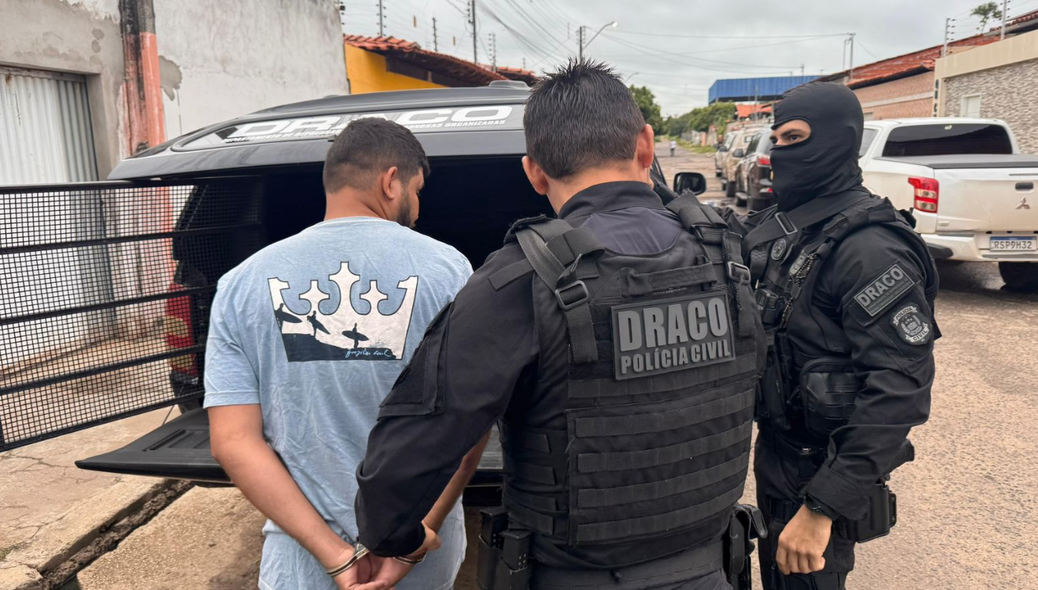 Preso na operação