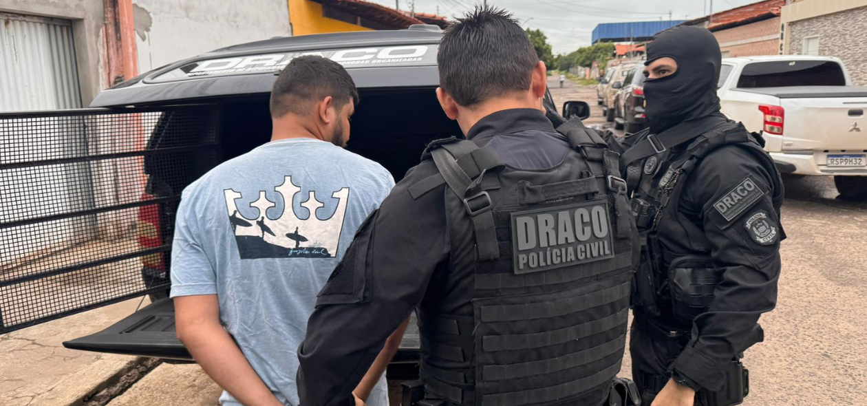 Preso na operação