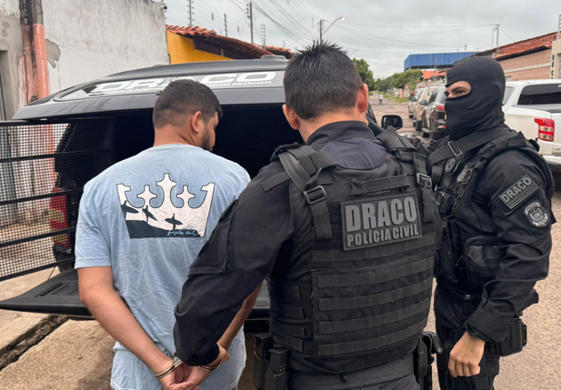 Preso na operação