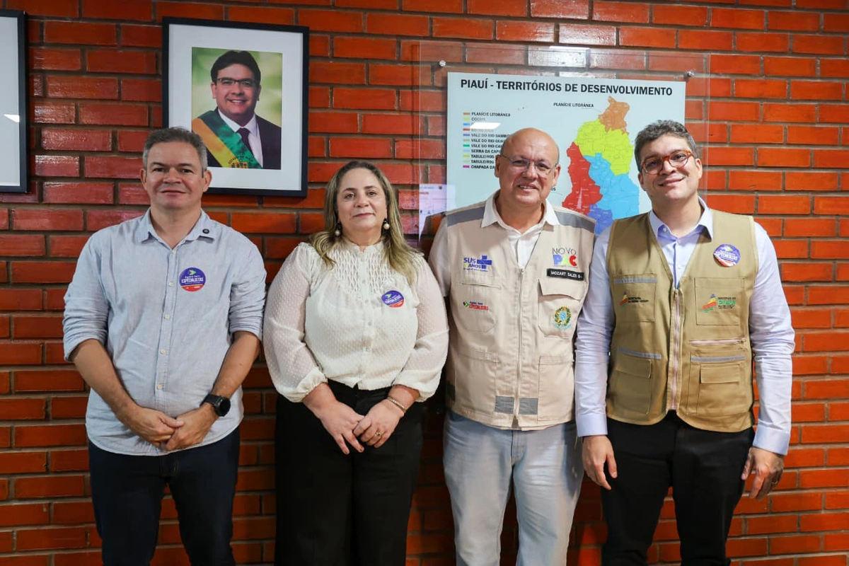 Rafael Brito, Leopoldina Cipriano, Mozart Sales e Dirceu Campêlo