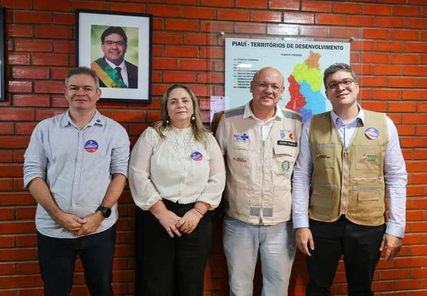 Rafael Brito, Leopoldina Cipriano, Mozart Sales e Dirceu Campêlo