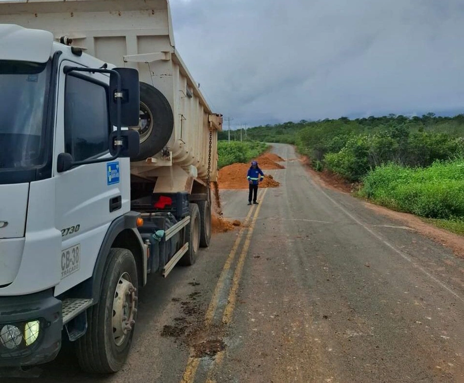 Recuperação de rodovia no Sul do Piauí