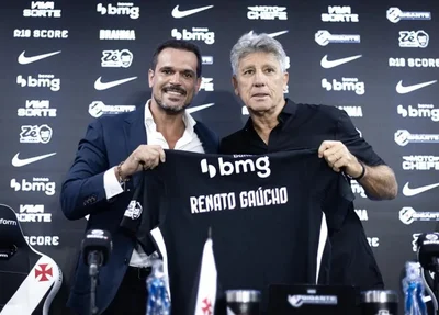 Renato Gaúcho é apresentado como novo técnico do Vasco